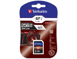 Verbatim Premium SDXC 256GB, U1