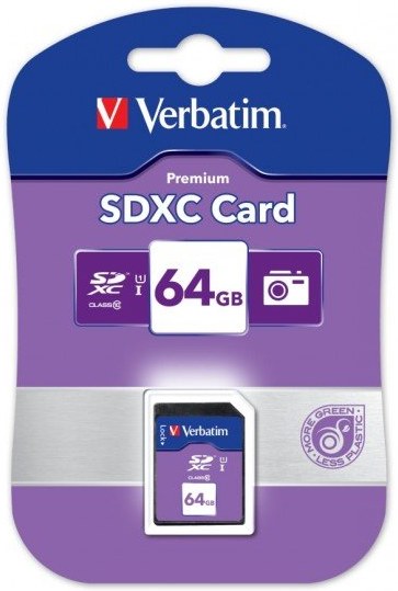 Verbatim Premium SDXC 64GB, U1
