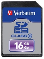 Verbatim, SDHC, 16GB