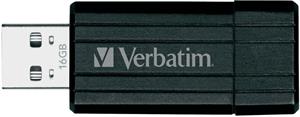 Verbatim Store 'n' Go PinStripe 16GB, čierny