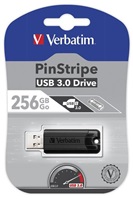 Verbatim Store 'n' Go PinStripe 256GB, čierny