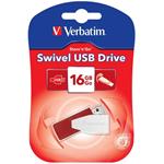 Verbatim Swivel USB Flash Disk 16GB, červená