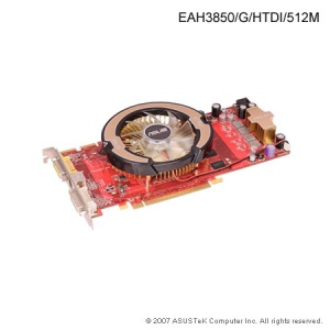 VGA ASUS EAH3850 G HTDI 512MB (PCIe)