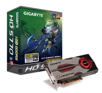 VGA GIGABYTE ATI HD 5770 1GB DDR5 (PCIe)