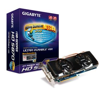 VGA GIGABYTE ATI HD 5870 1GD 1GB DDR5 (PCIe)