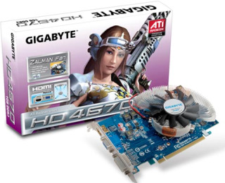 VGA GIGABYTE ATI HD4670 1GB DDR3 (PCIe)