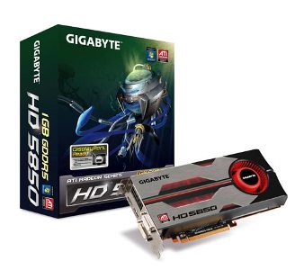 VGA GIGABYTE ATI HD5850 GPU 1GB DDR5 (PCIe)