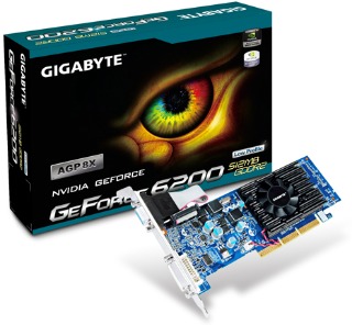 VGA GIGABYTE GeForce 6200 512MB DDR2 (AGPx)