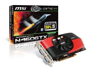 VGA MSI Geforce N460GTX HAWK 1GB DDR5 (