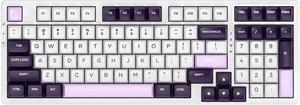 VGN V98 Pro V2, bezdrôtová mechanická herná klávesnica, US layout, Black Currant