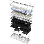 VGN V98 Pro V2, bezdrôtová mechanická herná klávesnica, US layout, Sea Salt