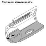 Viazač Genie CB850 pre väzbu až 350 listov do plastových hrebeňov