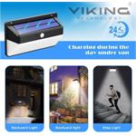 Viking vonkajšie solárne LED svetlo M328 s pohybovým senzorom, set 2ks, (rozbalené)