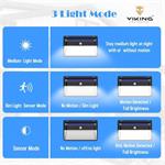 Viking vonkajšie solárne LED svetlo M328 s pohybovým senzorom, set 2ks, (rozbalené)