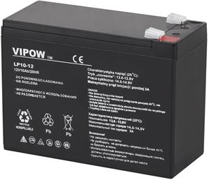 VIPOW 12V / 10Ah, gélový akumulátor