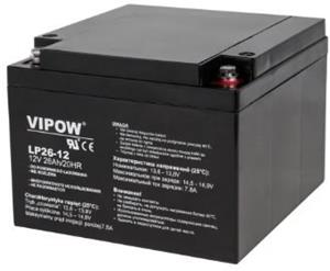 Vipow 12V / 26Ah, gélový akumulátor