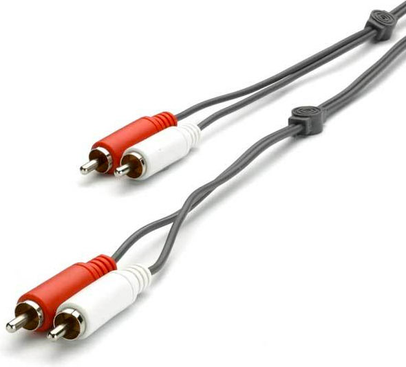 Vivanco kábel 2x cinch na 2x cinch M/M, prepojovací 2,5m čierny