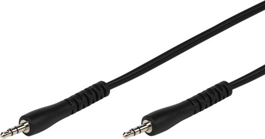 Vivanco kábel Jack 3,5mm M/M, prepojovací 0,5m čierny
