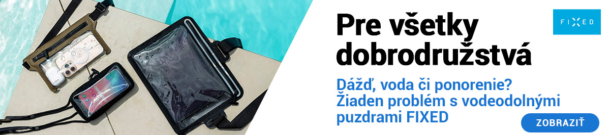 Vodoodolné puzdrá Fixed na každé dobrodružstvo!