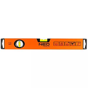 Vodováha NEO TOOLS 40 cm, 2 libely, frézovaná spodná plocha