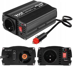 Volt IPS 500 PLUS, z 12V na 230V, do 350W, automobilový menič napätia