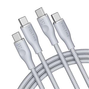 Voltme Powerlink Rugg Series CTC 5A/100W, 1,8m, sivý
