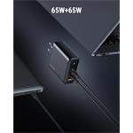 Voltme Revo 140, GaN nabíjačka s 2x USB-C a USB-A výstupom, PD 3.1, 140W, čierna