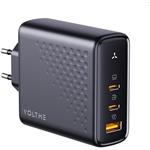 Voltme Revo 140, GaN nabíjačka s 2x USB-C a USB-A výstupom, PD 3.1, 140W, čierna