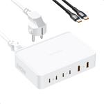 Voltme Revo 240, GaN napájací adaptér s 4x USB-C a 2x USB-A výstupom, PD 3.1, 240W, biela