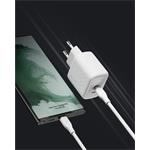 Voltme Revo 45 Duo CC, GaN nabíjačka s 2x USB-C výstupom, 45W, biela