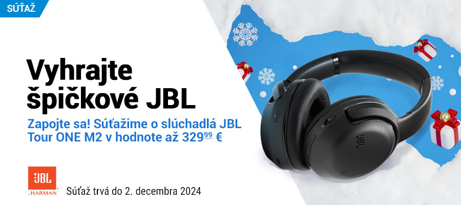 Vyhrať špičkové slúchadlá JBL TOUR One M2