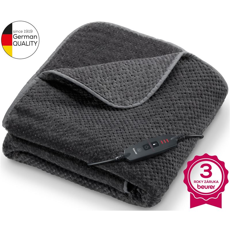 Vyhrievacia deka BEURER HD 65 Dark Grey