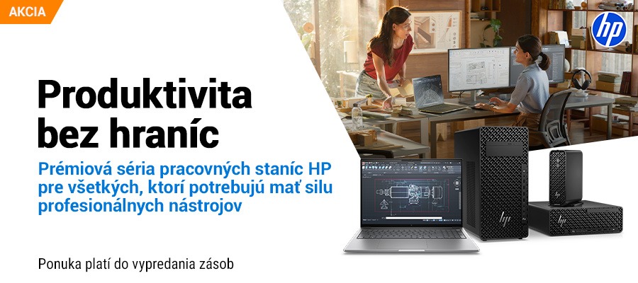 Výkonné HP pracovné stanice skladom