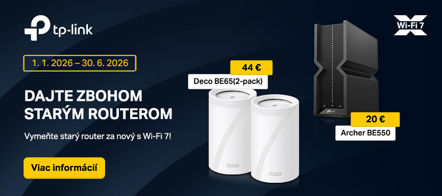 Vymeňte starý router za nový TP-Link s Wi-Fi 7