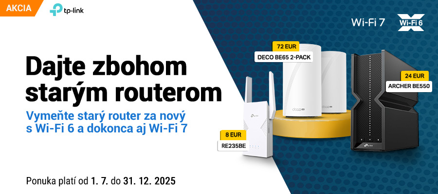 Vymeňte starý router za nový TP-LINK