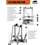 Wanhao Duplicator D12/400 dual extruder