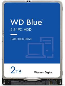 WD Blue 2,5", 2TB, 5400RPM, 128MB cache