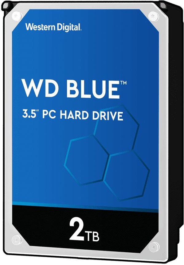 WD Blue 3,5", 2TB, 5400RPM, 64MB cache