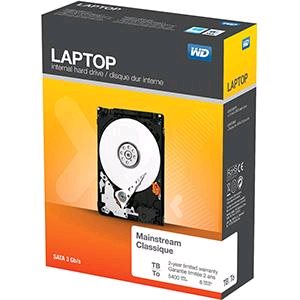 WD Laptop Mainstream 2,5'', 1TB, 5400RPM, 8MB cache