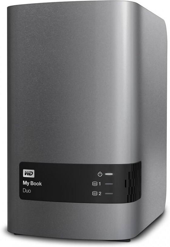 WD My Book Duo 12TB, sivý