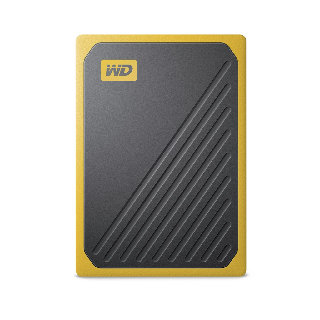 WD My Passport Go SSD, USB 3.0, 1 TB, čierna/žltá