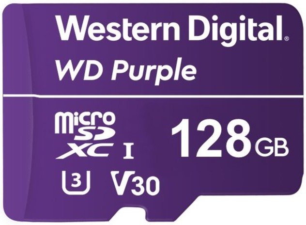 WD Purple microSDXC 128GB 100MB/s U3