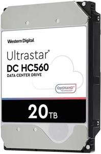 WD Ultrastar DC HC560 - Pevný disk - 20 TB - interní - 3.5" - SATA 6Gb/s - 7200 ot/min. - vyrovnávací paměť: 512 MB