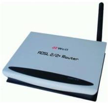 WELL PTI-8411G ADSL WiFi router 4xEth,vč.split.AnB