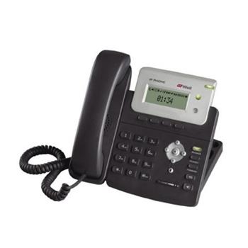 WELL SIP-T20P PoE telefon., 2xSIP,2x16 znak.,2x prog.tl.,router