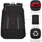 Wenger Carbon Pro Compact, batoh na notebook a tablet, 14", čierny