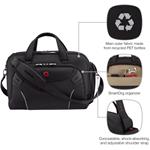 Wenger Cosmic Brief, taška na notebook, 14/16", čierna