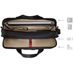 Wenger Meteor Brief, taška na notebook, 16/17", čierna