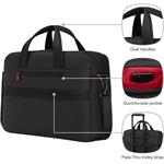 Wenger Meteor Brief, taška na notebook, 16/17", čierna