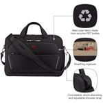 Wenger Meteor Brief, taška na notebook, 16/17", čierna